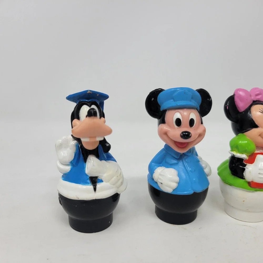 5 Vintage Disney Arco Play Mickey‎ Mouse, Donald, Goofy and Minnie Mouse